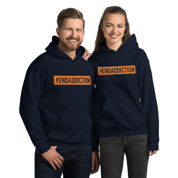 Unisex Hoodie #endaddiction - Image 3